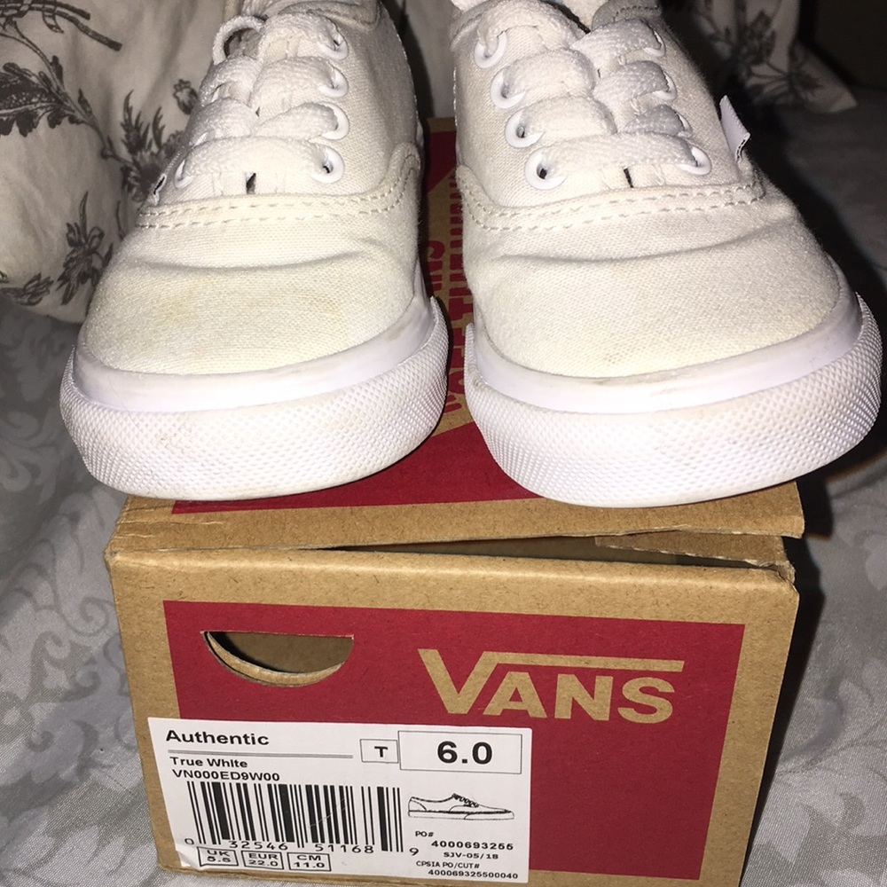 VANS Toddler white